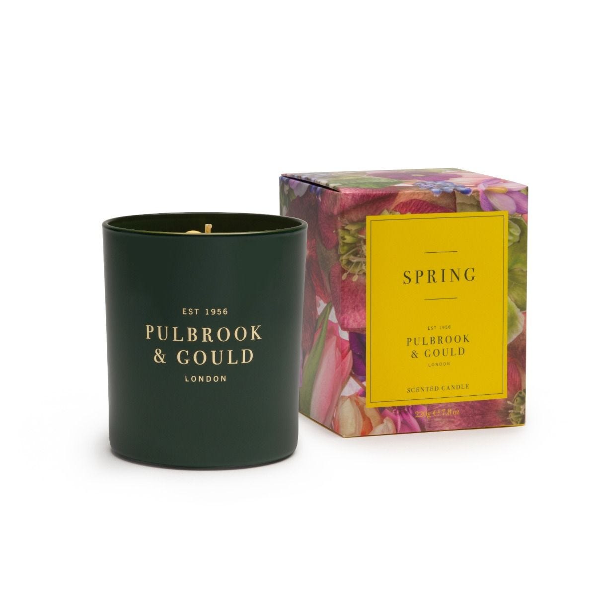 Pulbrook & Gould Spring Candle 220g, imported from the UK