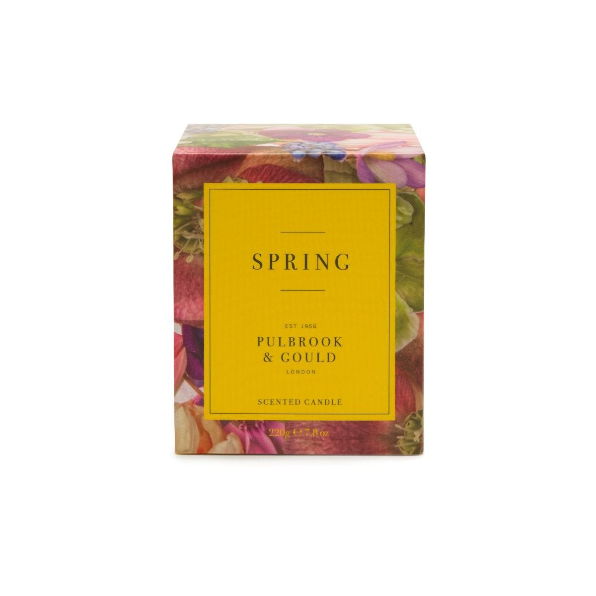 Pulbrook & Gould Spring Candle 220g, imported from the UK