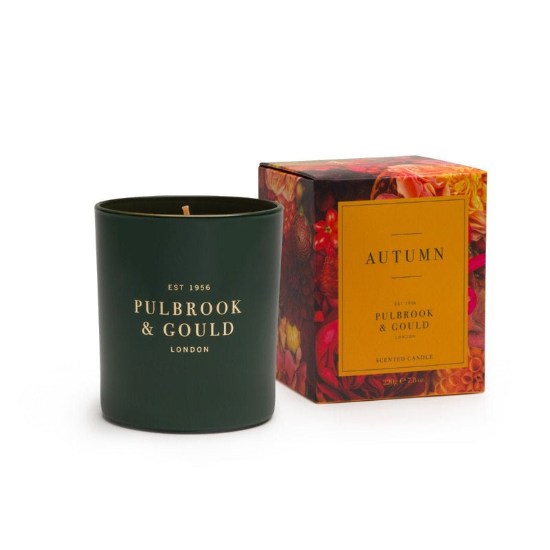 Pulbrook & Gould Autumn candle 220g - British product