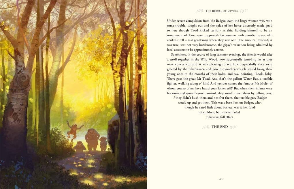 The Wind in the Willows hardback illustrated edition 192 pages (British brand)