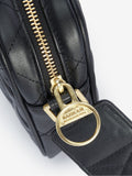 Barbour International black quilted Sloane crossbody bag (British brand)