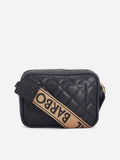 Barbour International black quilted Sloane crossbody bag (British brand)