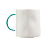 Feldspar teal coffee cup 7oz fine bone china - British product
