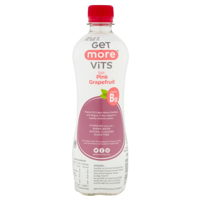 Get More Vitamin B12 Pink Grapefruit   500ml GOODS M&S   