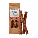Handmade Norfolk venison dog treat sticks, UK version