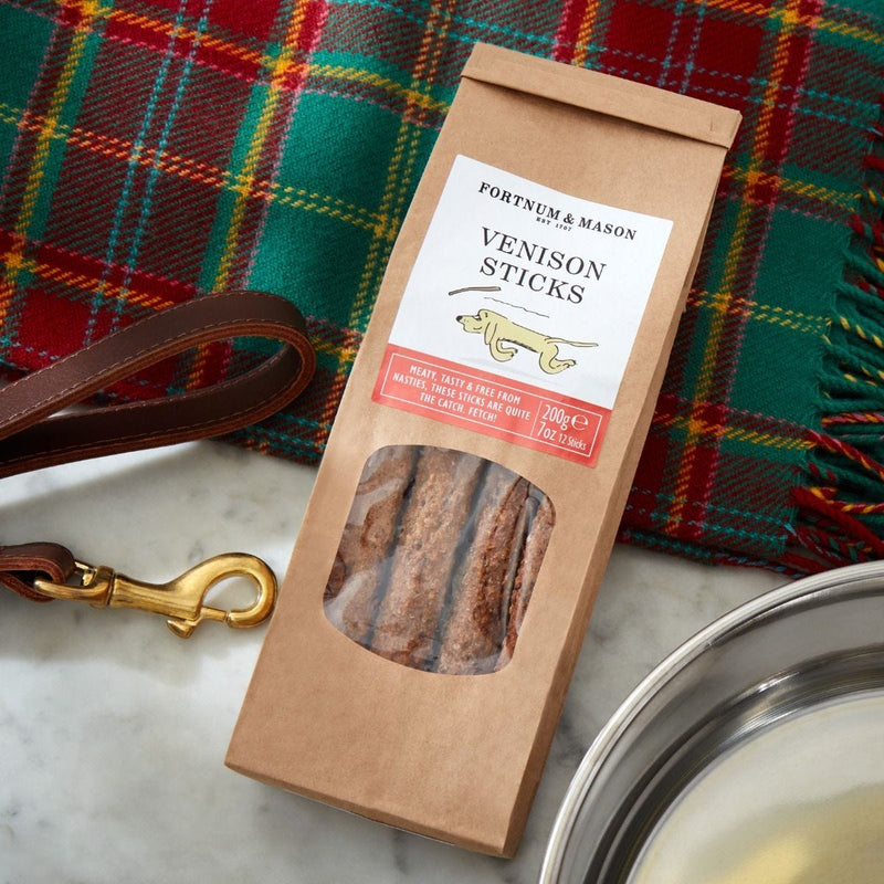 Handmade Norfolk venison dog treat sticks, UK version
