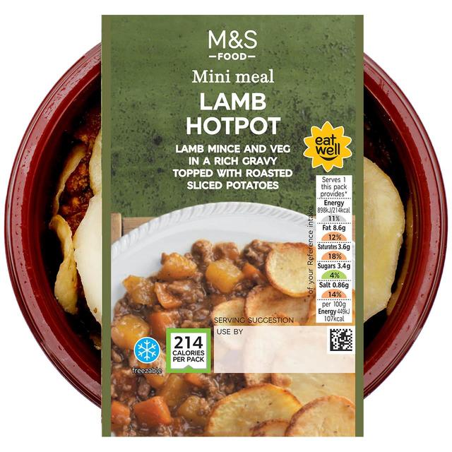 M&S Minced Lamb Hotpot Mini Meal   200g