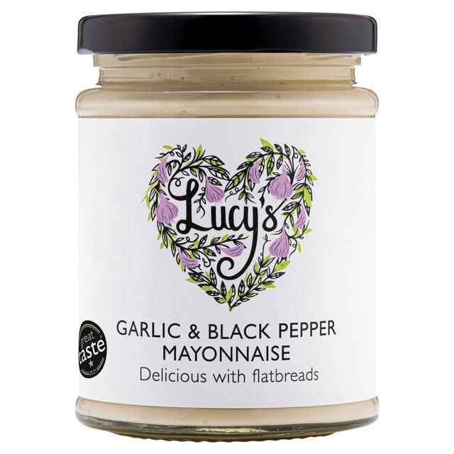 Lucys Dressings Garlic & Black Pepper Mayonnaise   240g