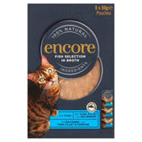 Encore Cat Broth Pouch Fish Selection   5 x 50g GOODS M&S   