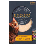 Encore Cat Broth Pouch Chicken Selection   5 x 50g GOODS M&S   