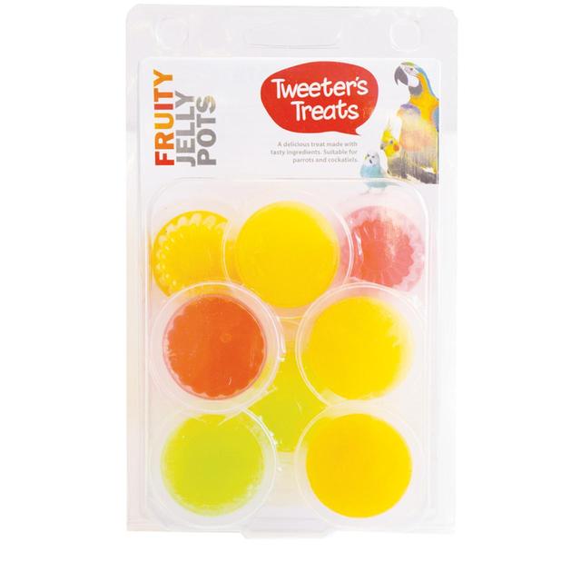 Tweeter's Treats Fruity Jelly Pots    8 per pack