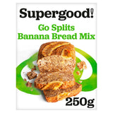 Supergood! Bakery Gluten Free & Vegan Go Splits Banana Bread Mix   250g GOODS M&S   