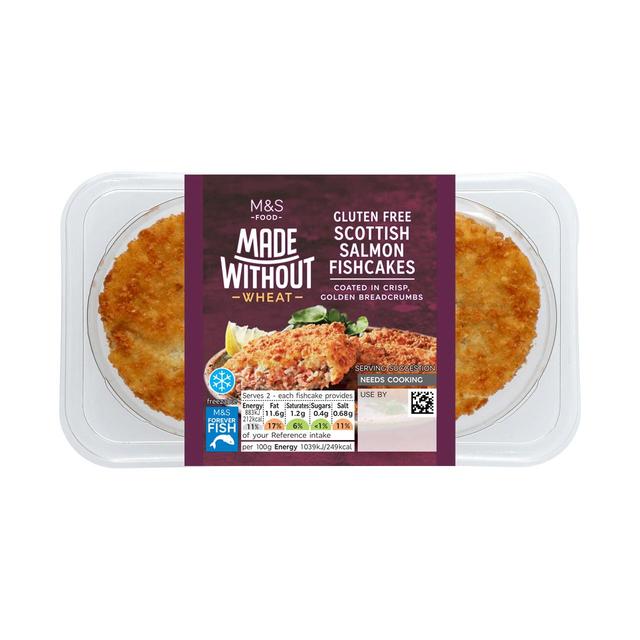 M&S Made Without Scottish 2 Salmon Fishcakes   170g