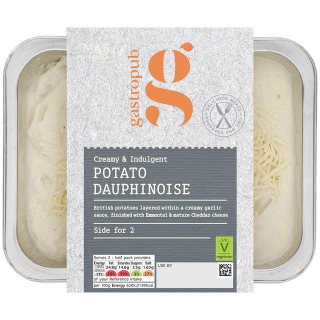 M&S Gastropub Potato Gratin Dauphinoise Side   450g