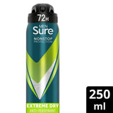 Sure Men Anti-Perspirant Aerosol Nonstop Extremedry 250ml GOODS Superdrug   