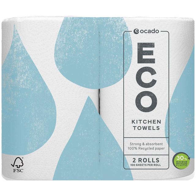 Ocado Eco Kitchen Towels   2 per pack GOODS M&S   