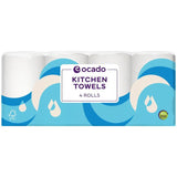 Ocado Kitchen Towel   4 per pack GOODS M&S   