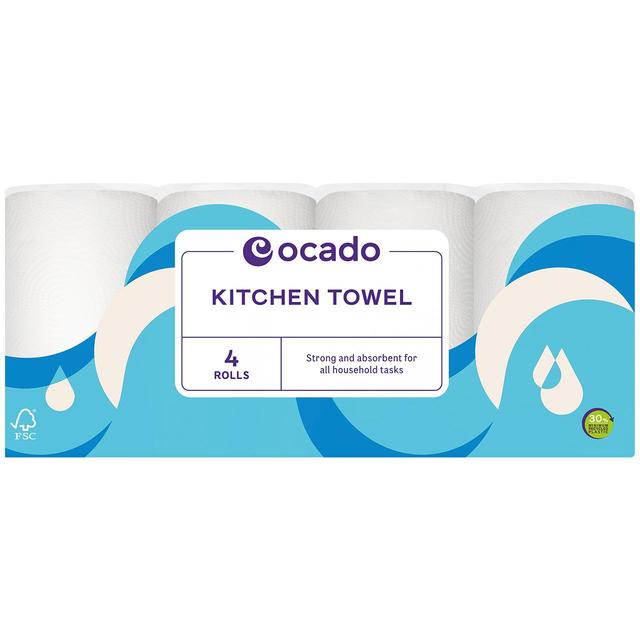 Ocado Kitchen Towel   4 per pack