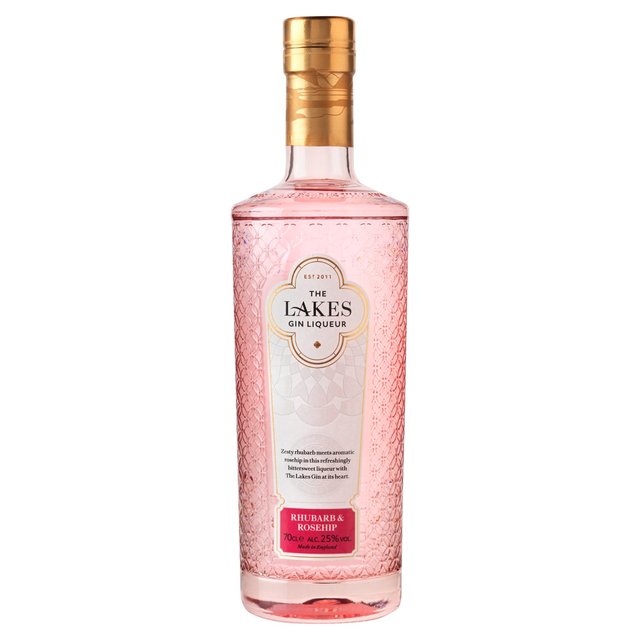 The Lakes Distillery Rhubarb and Rosehip Gin Liqueur   70cl GOODS M&S   