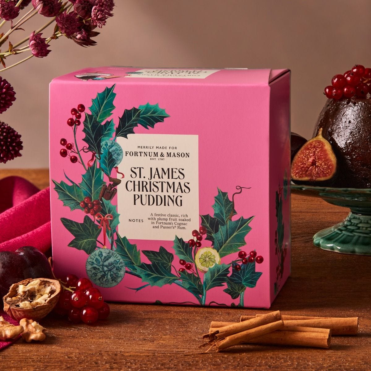 Fortnum & Mason St James Christmas pudding 907g - British product