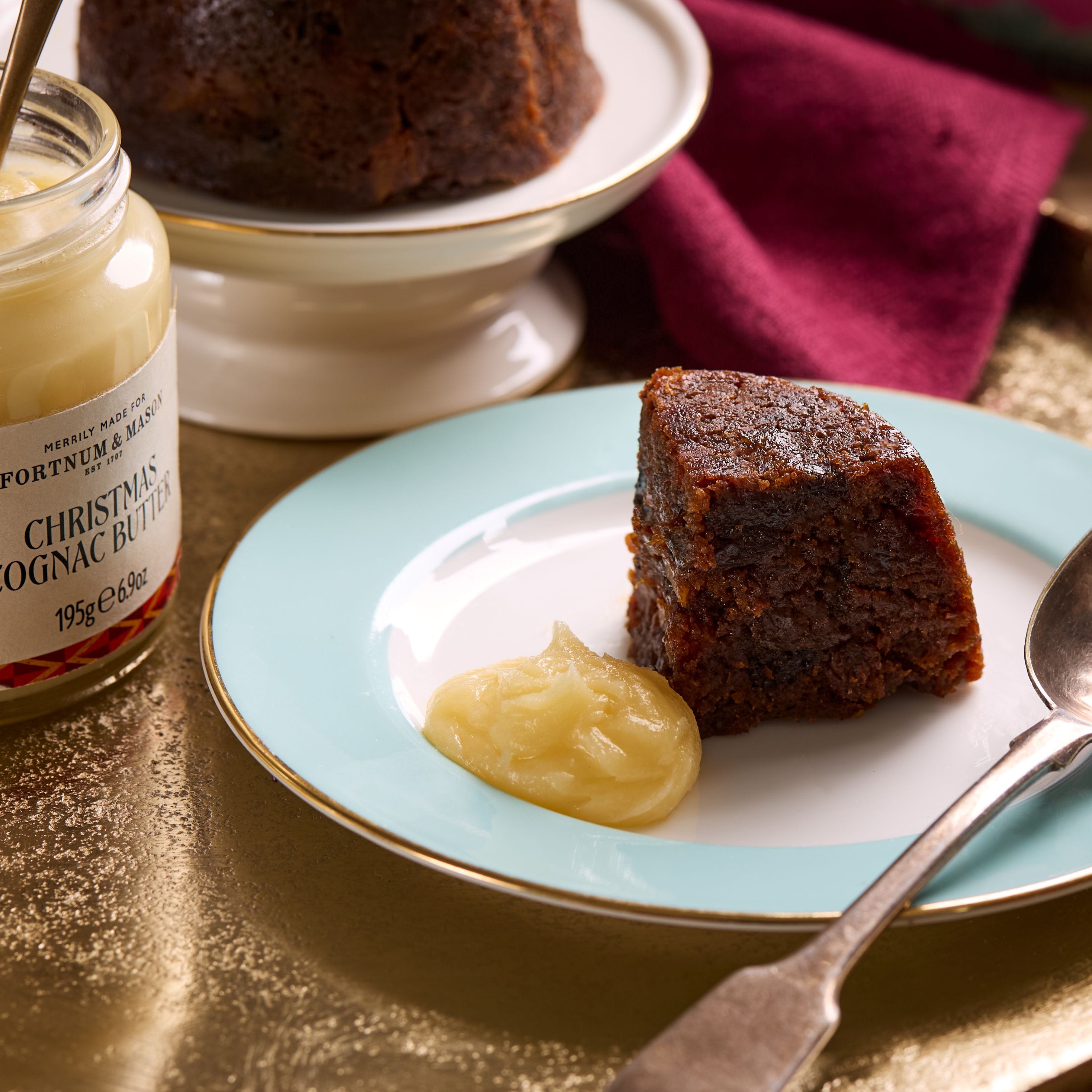 Christmas pudding with rum and cognac 227g - British product