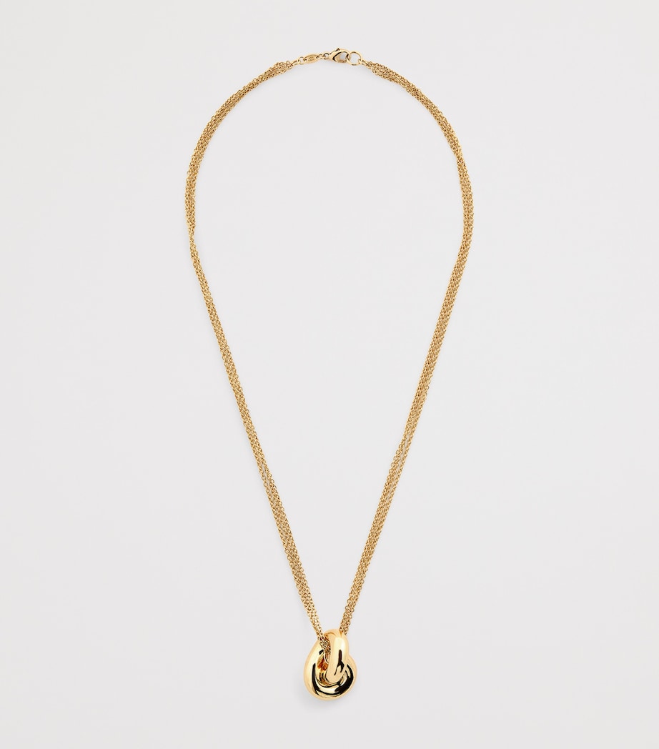 Engelbert yellow gold Legacy Knot necklace (British brand)