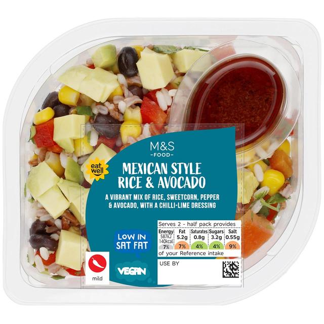 M&S Mexican Rice & Avocado   200g