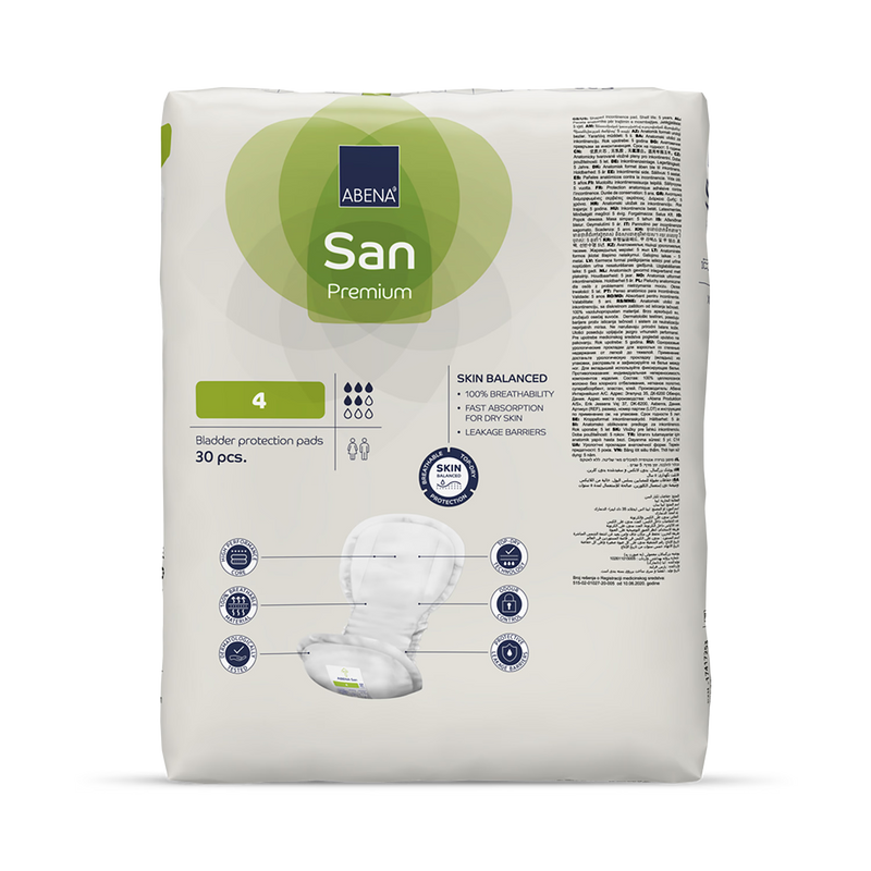 ABENA incontinence pads Premium 4 30 Pack, UK version