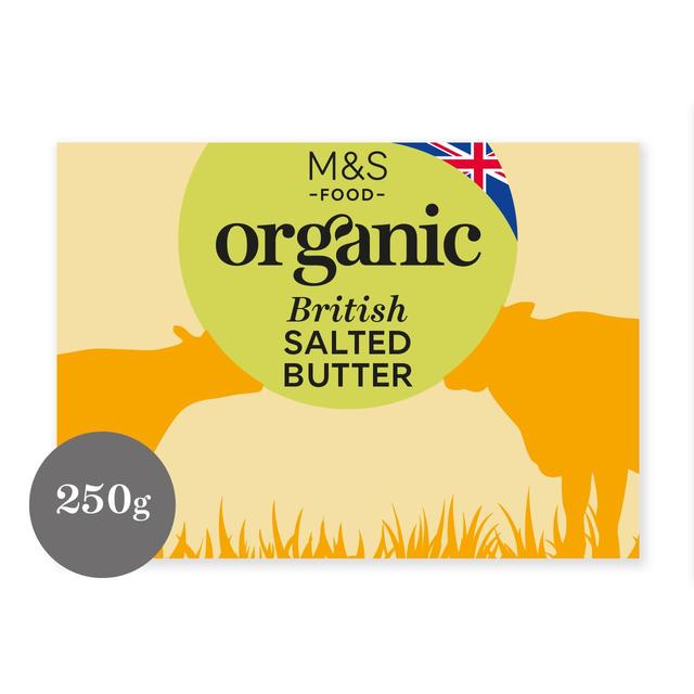 M&S Organic British Salted Butter   250g