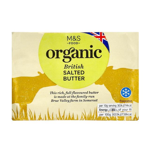 M&S Organic British Salted Butter   250g GOODS M&S   