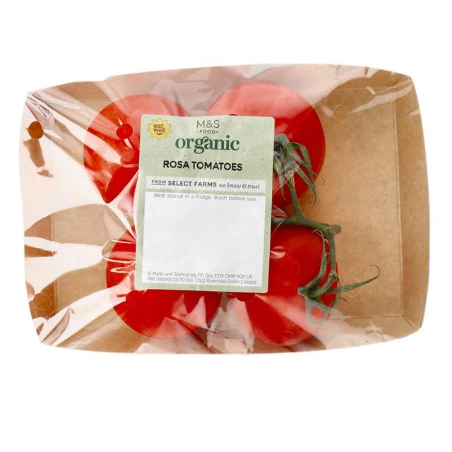 M&S Organic Vine Ripened Rosa Tomatoes   375g