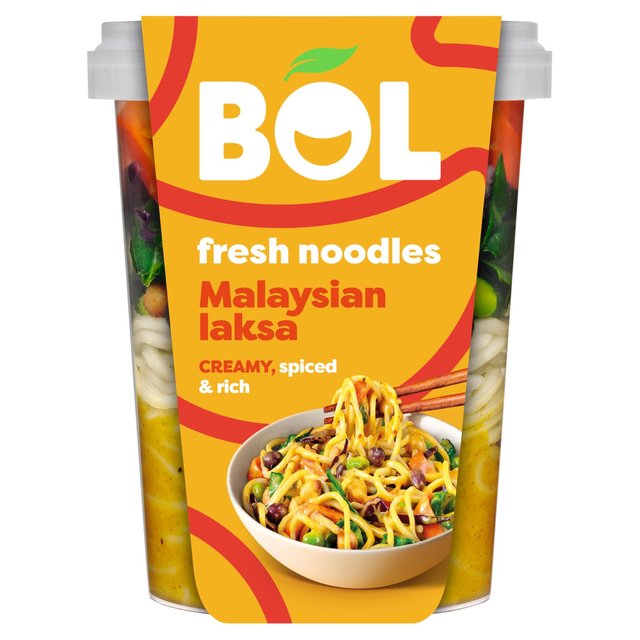 BOL Creamy Malaysian Laksa Ramen Fresh Noodles   345g GOODS M&S   