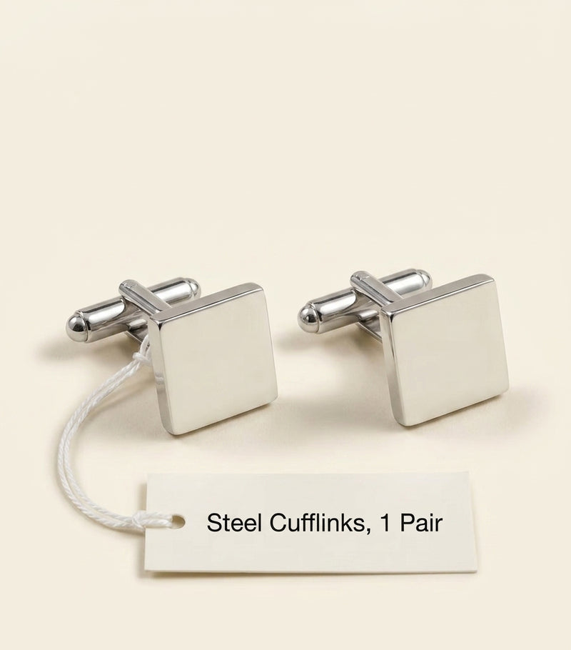 Cartier Santos de Cartier cufflinks sterling silver mother-of-pearl, imported from the UK