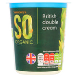 Sainsbury's Double Cream, SO Organic 300ml GOODS Sainsburys   