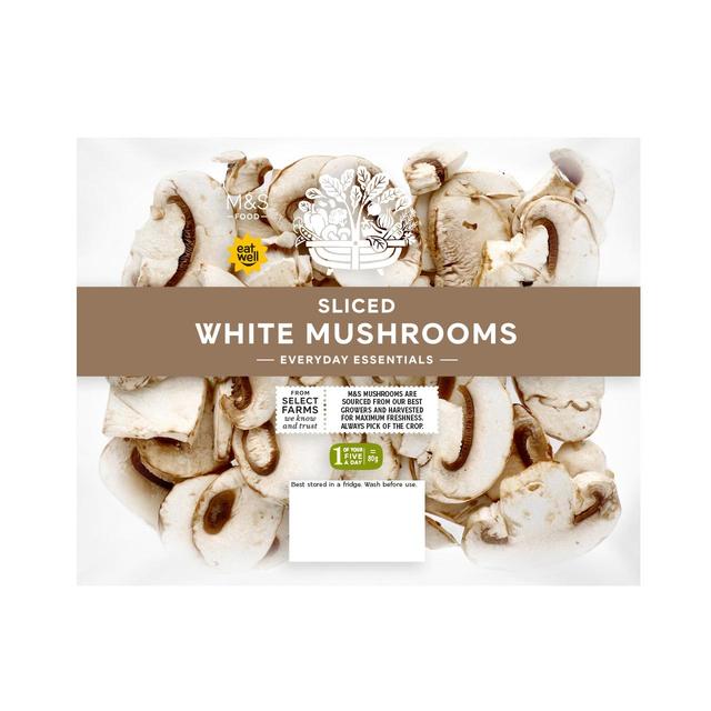 M&S Sliced White Mushrooms   225g