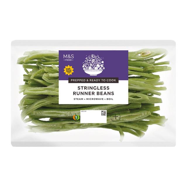 M&S Traditional Stringless Runner Beans   200g