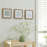 Habitat oak effect picture frame set 3 pack, UK version
