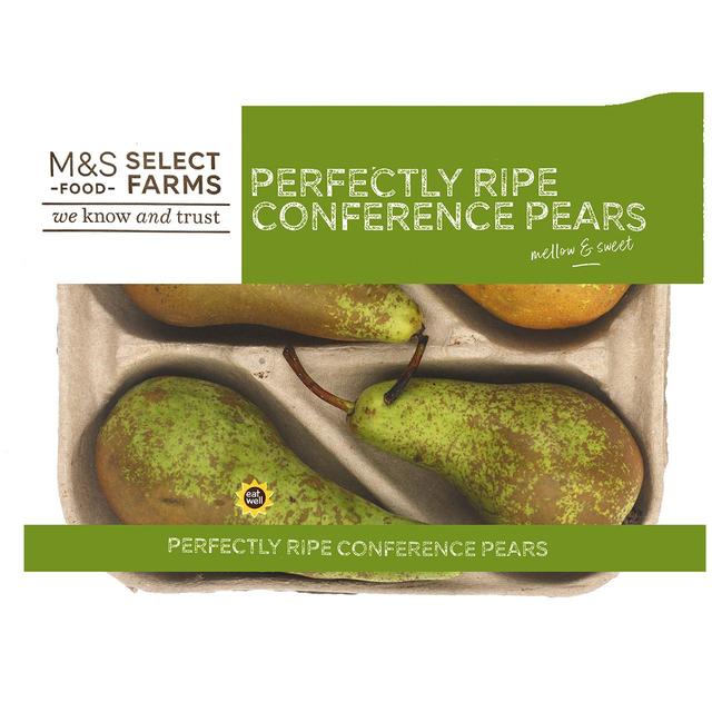 M&S Conference Pears Perfectly Ripe   4 per pack