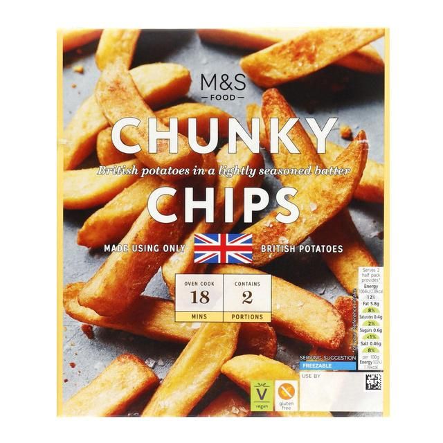 M&S Chunky Chips   400g