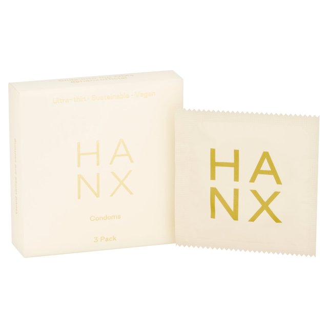 HANX Ultra Thin Vegan Condoms   3 per pack GOODS M&S   