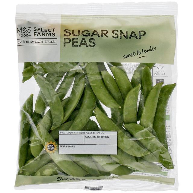 M&S Sugar Snap Peas   250g GOODS M&S   