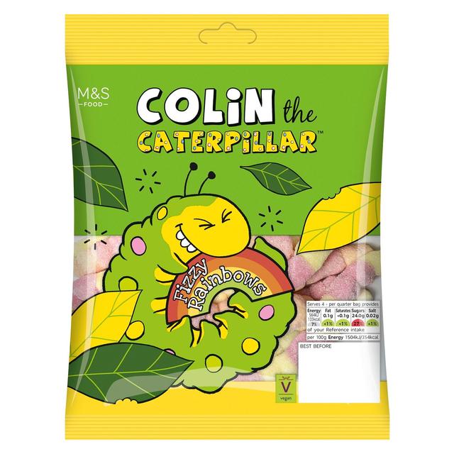 M&S Colin The Caterpillar Fizzy Rainbows   150g