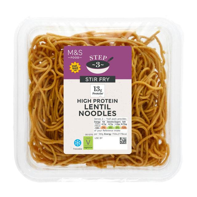 M&S High Protein Lentil Noodles with Turmeric   275g