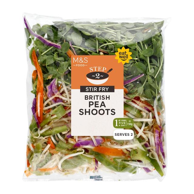 M&S British Pea Shoot Stir Fry   300g