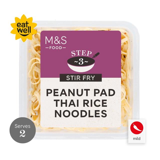 M&S Peanut Pad Thai Rice Noodles   275g