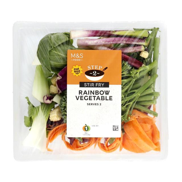 M&S Rainbow Mixed Vegetable Stir Fry   220g