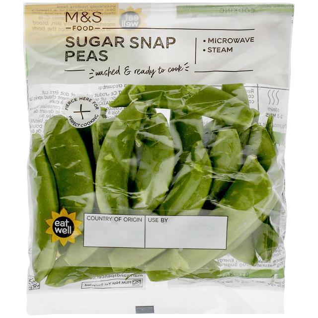 M&S Sugar Snap Peas   80g GOODS M&S   