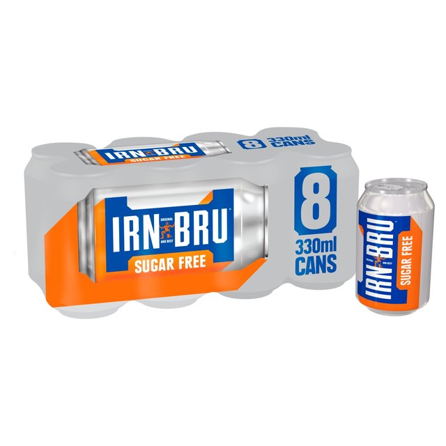 IRN-BRU Sugar Free   8 x 330ml GOODS M&S   