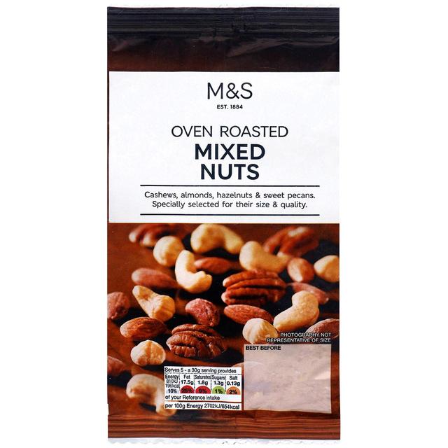 M&S Oven Roasted Mixed Nuts   175g