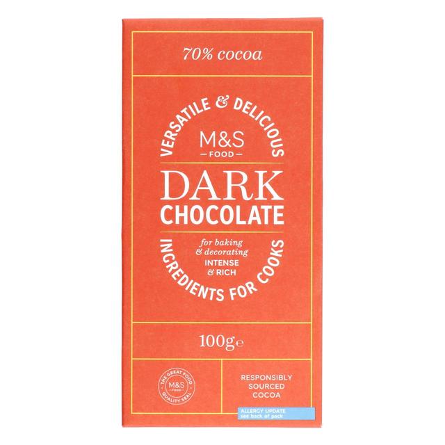 M&S Dark Chocolate   100g